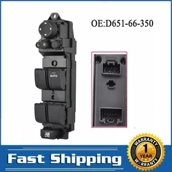For Mazda 2 6 2008 2009 2010 2011 2012 RHD Electric Window Switch Lifter Console Button Mirror Adjust Control  D651-66-350