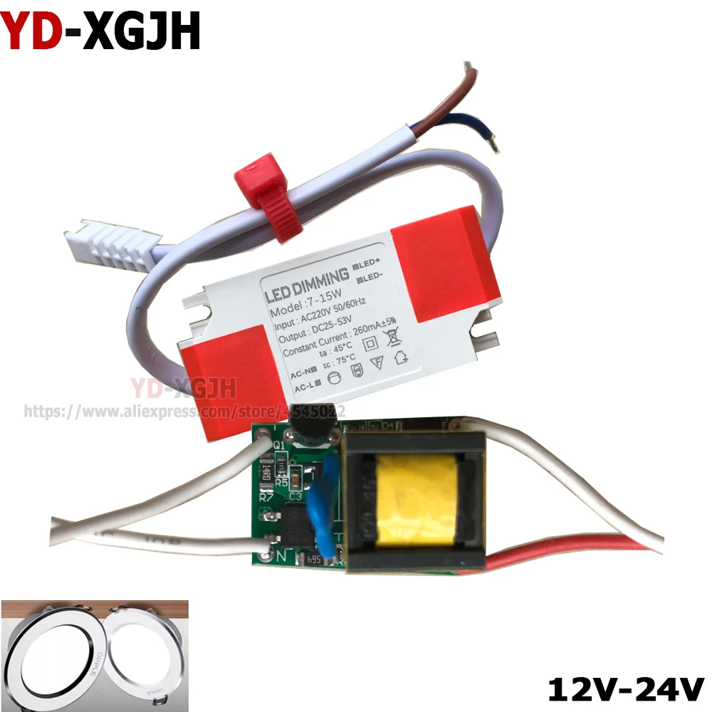 LED driver power supply tube light ceiling light panel light track light surface mounted thyristor dimming driver