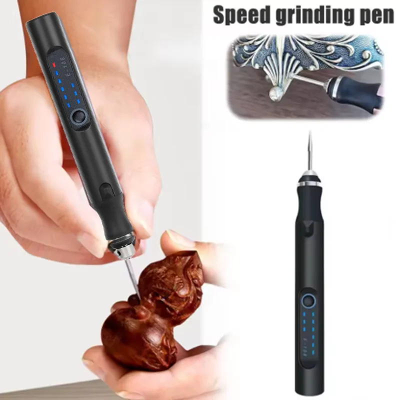 

Mini Electric Engraving Pen Woodworking Cordless Engraving Machine Electric Jade Wood Carving Tools DIY 40 PCS Carving Set