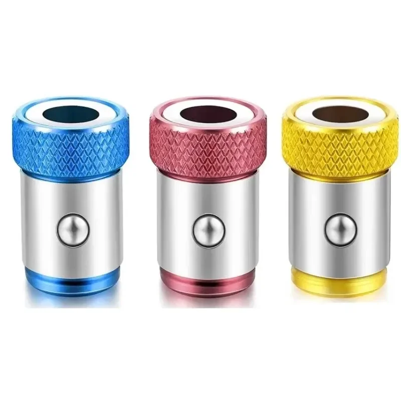 1pc Magnetic Ring Screwdriver Bit Holder Cross Magnet 1/4 Strong Magnetizer Removable Part Adapter Screw Driver Power Tool