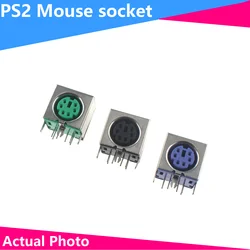 5pcs/ PS2 socket PS-2 socket 6P PS keyboard, mouse holder socket outlet