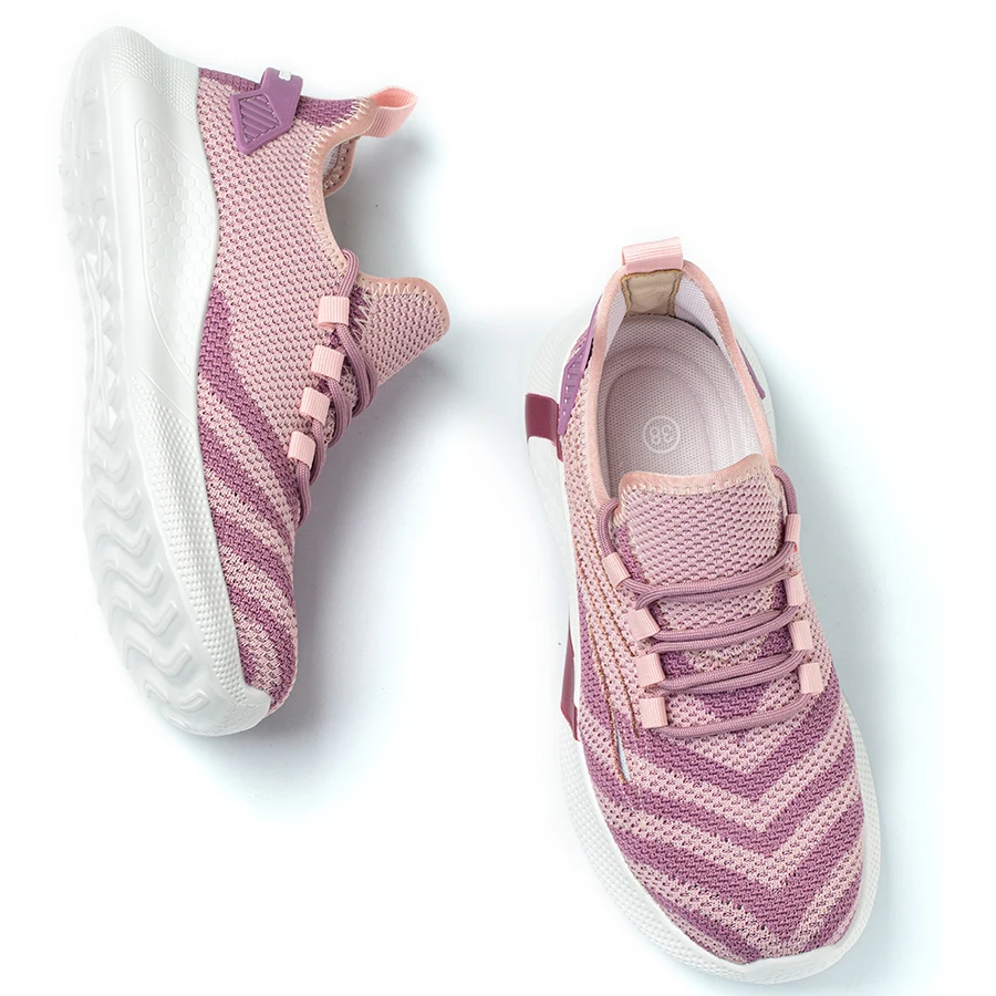 Pink women\'s safety shoes Steel head anti-smash Light soft breathable work shoes Women\'s outdoor industrial safety shoes