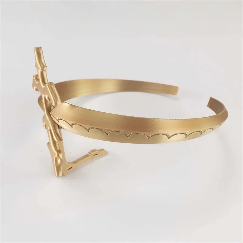 NewGenshin Impact Paimon Cosplay Headwear Halo Crown Anel Acessório de Cabelo Halloween Tiara Hairpin Festa de Carnaval Cx;3, v'9.e;7'