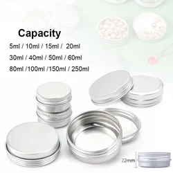 10PCS tin box mini metal box storage can be regularly filled with bottle container screw cap cosmetics storage tank
