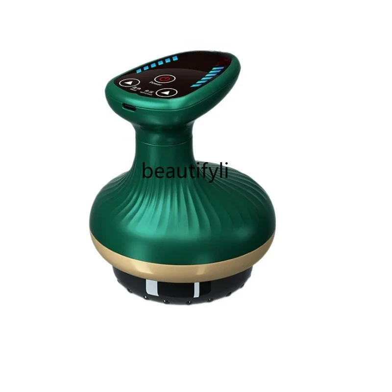 

Universal back multi-head massage suction scraping cupping device