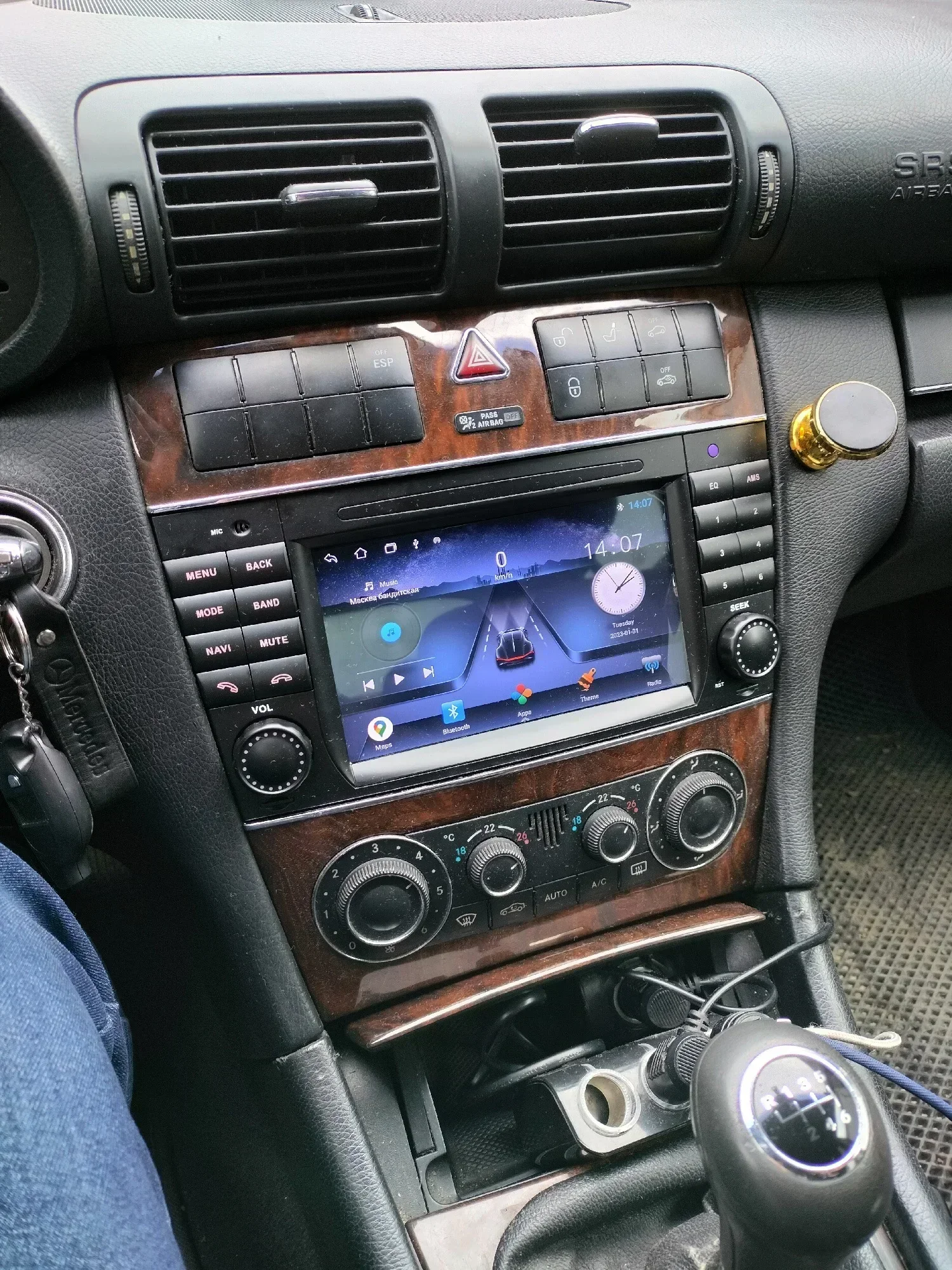 WIFI Carplay Car Radio 4G for Mercedes Benz C-Class W203 2004-2007 CLK W209 2004-2005 Android Bluetooth Multimedia GPS CHSTEK