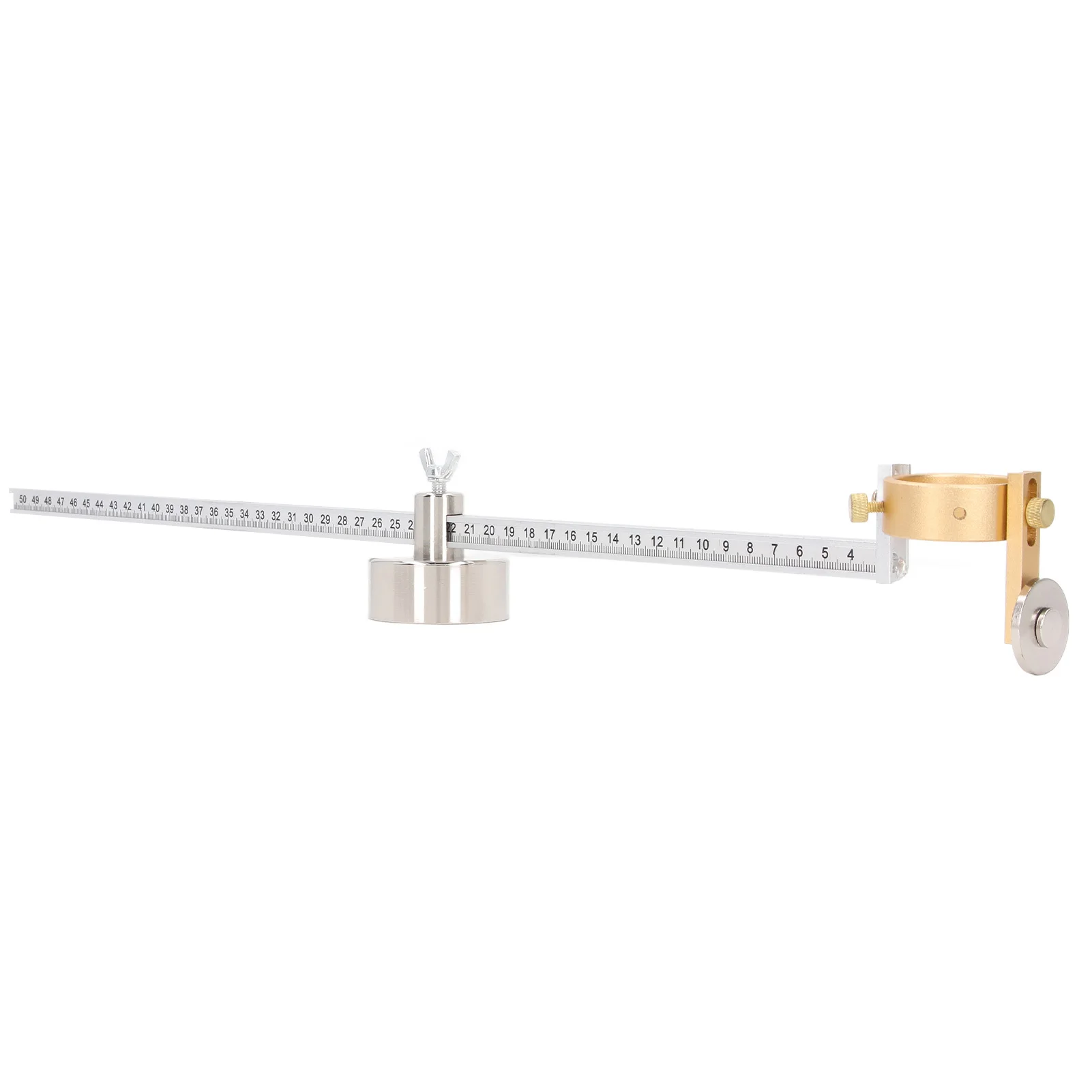 P80 Plasma Cutter Circle Guide 50cm Adjustable Aluminum Alloy Compass Cutting Guide Wheel with Clear Scale