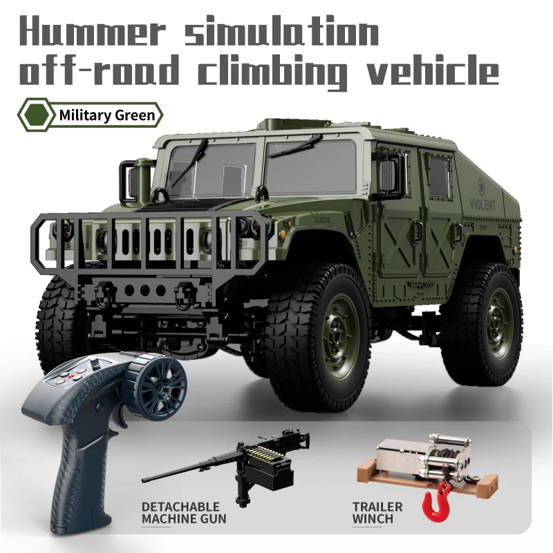 

JJRC C8835 RC Car Simulation 4x4 All-terrain RC Off-road Climbing Car Electric Remote Control Car Model with Light Toy Gift