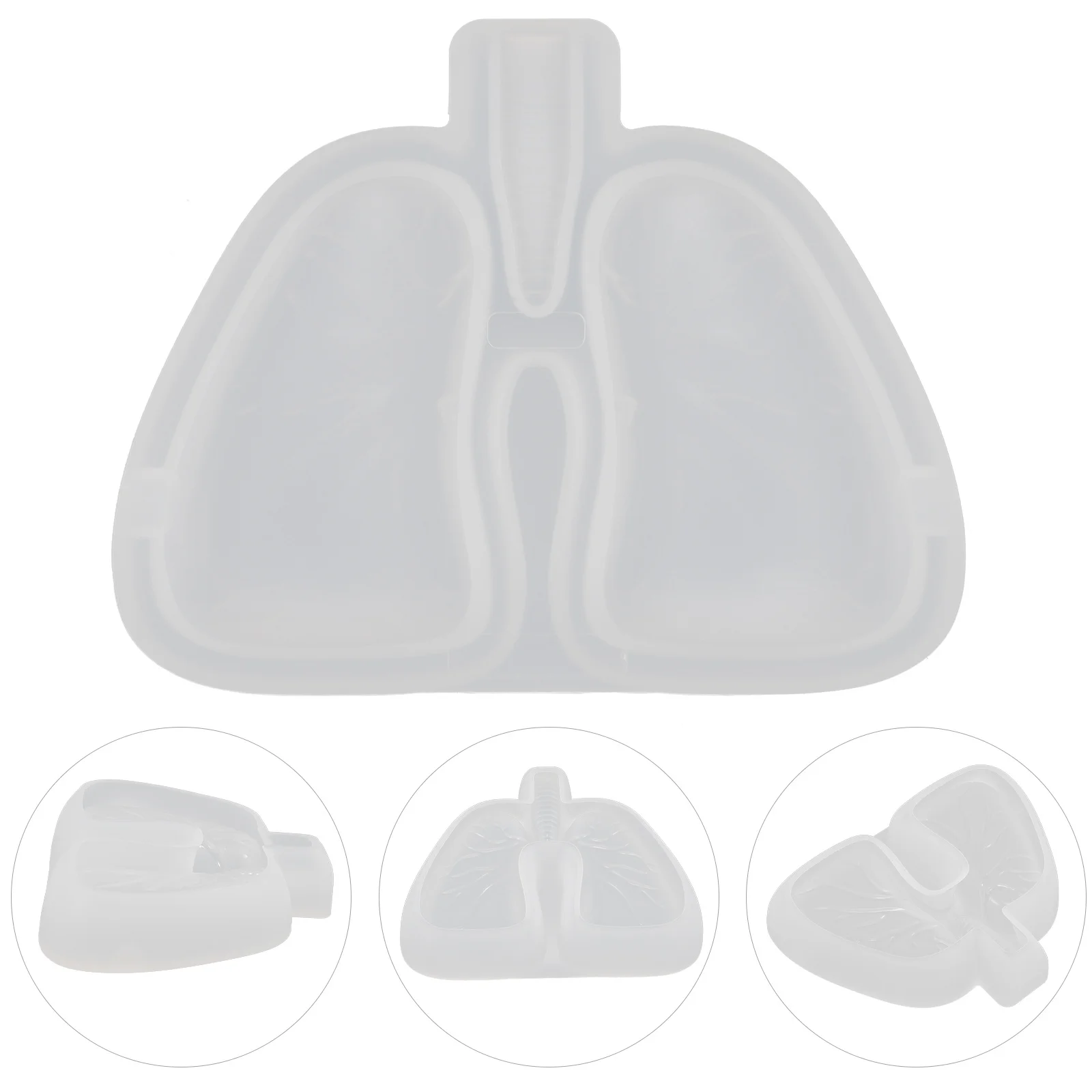 Lung Shaped Ashtray Silicone Mold DIY Epoxy Resin Craft Tool Durable Practical Easy to Use Wash Portable Lightweight