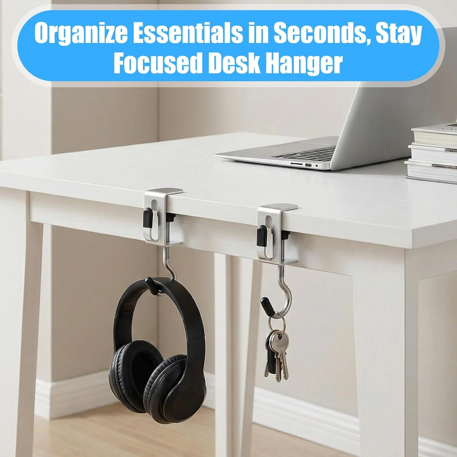 Gancio per Borsa da Tavolo, Su - Desk Setup Shelves recensione e prezzo