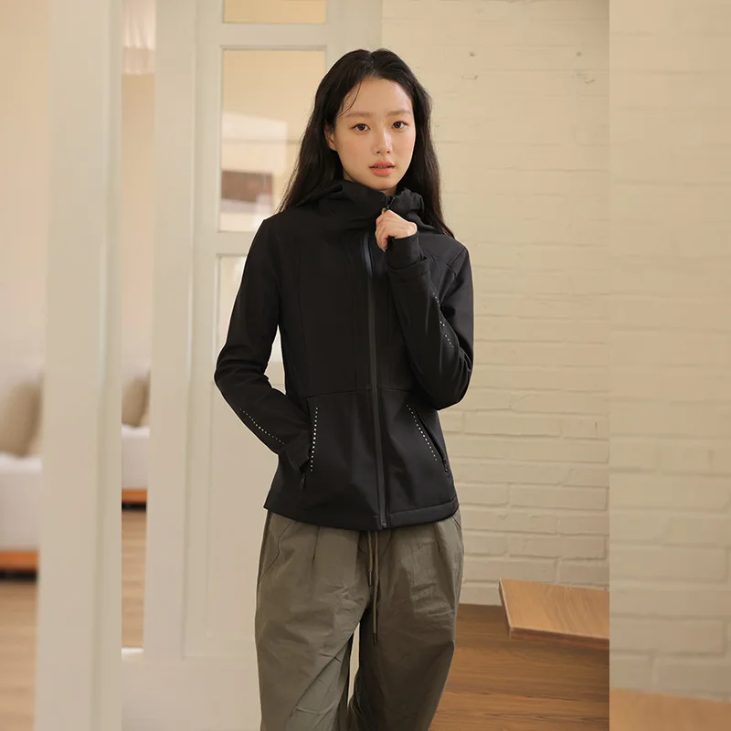 

Куртки-бомберы, женская куртка с двойным лицом, осенняя замшевая куртка с застежкой в рубчик, минималистичный повседневный современный офис, профессиональный