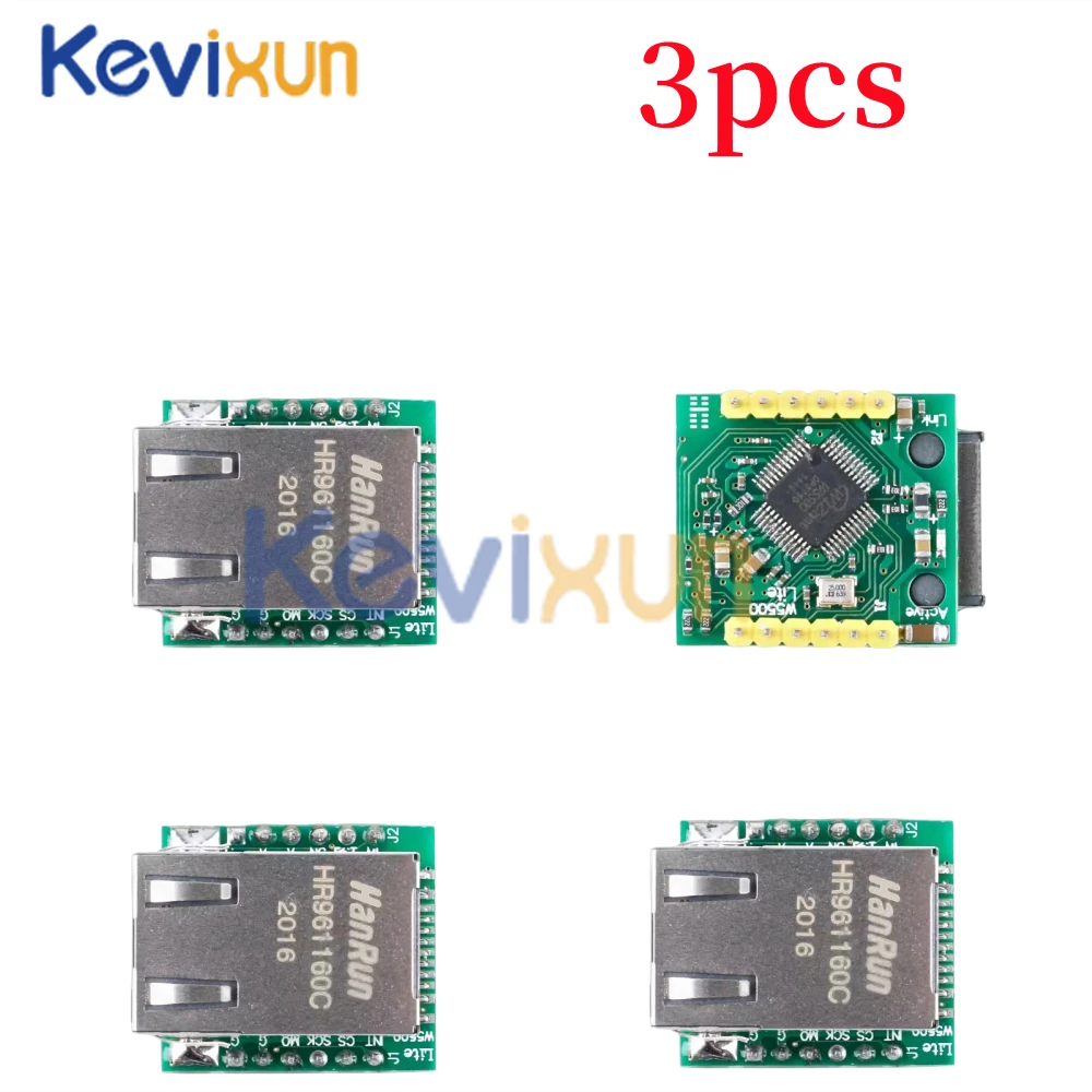 10PCS/USR-ES1 W5500 Ethernet network module hardware SPI to LAN/ Ethernet TCP / IP 51 / STM32 microcontroller program over W5100