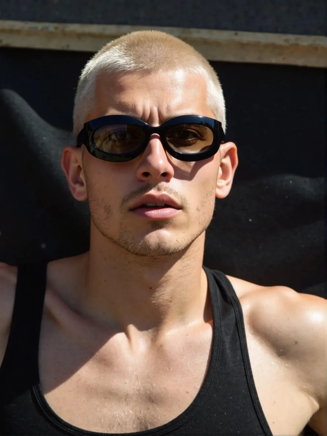 Mode Sport Persönlichkeit Trend Sonnenbrille kleine Box Retro Sonnenbrille Straße Reise Mode Brille