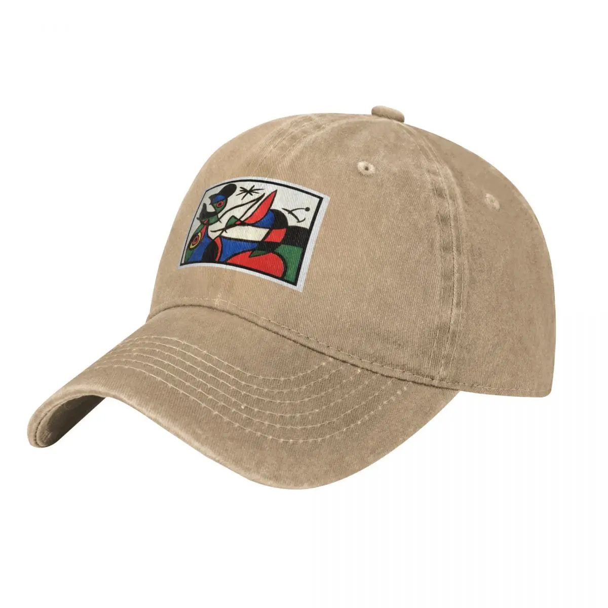 

joan miro paintings art Baseball Cap Beach Outing Sun Cap beach hat Streetwear Caps For Men Women's