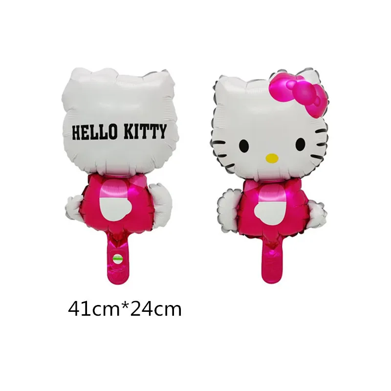 Mini Cartoon Kawaii Hello Kitty Balloon Sanrio Anime Character Modeling Balloon Kids Happy Birthday Party Decoration  Balloon