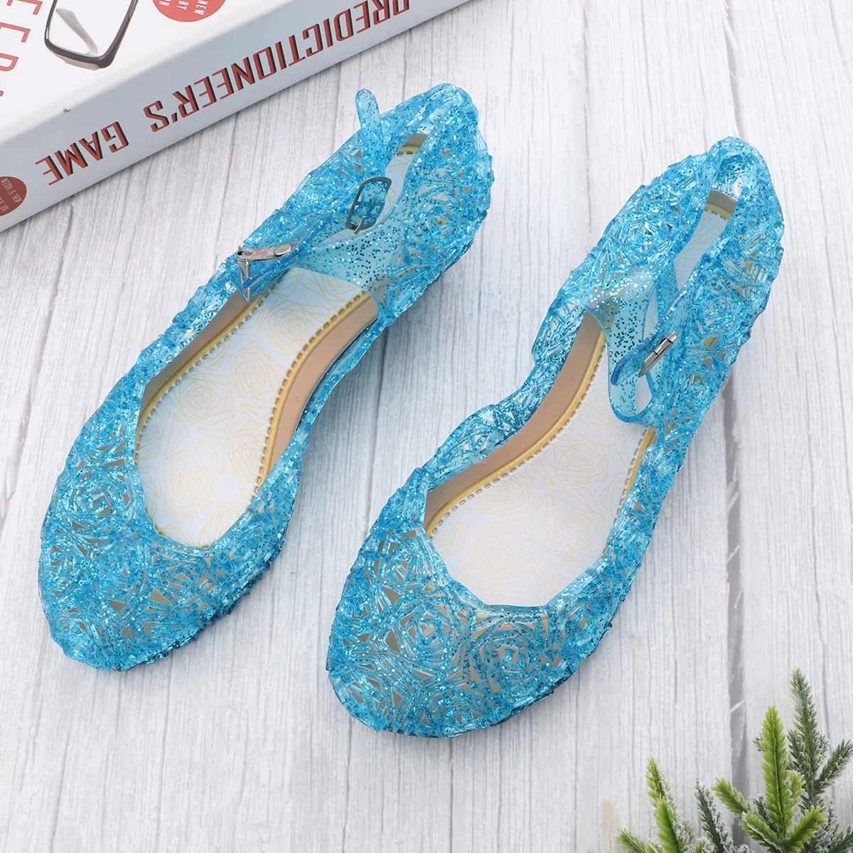 

1Pair Sandals for Girls Premium PVC Jelly Sandal Comfortable Style Daily Wear Party Festival Gift Size 36