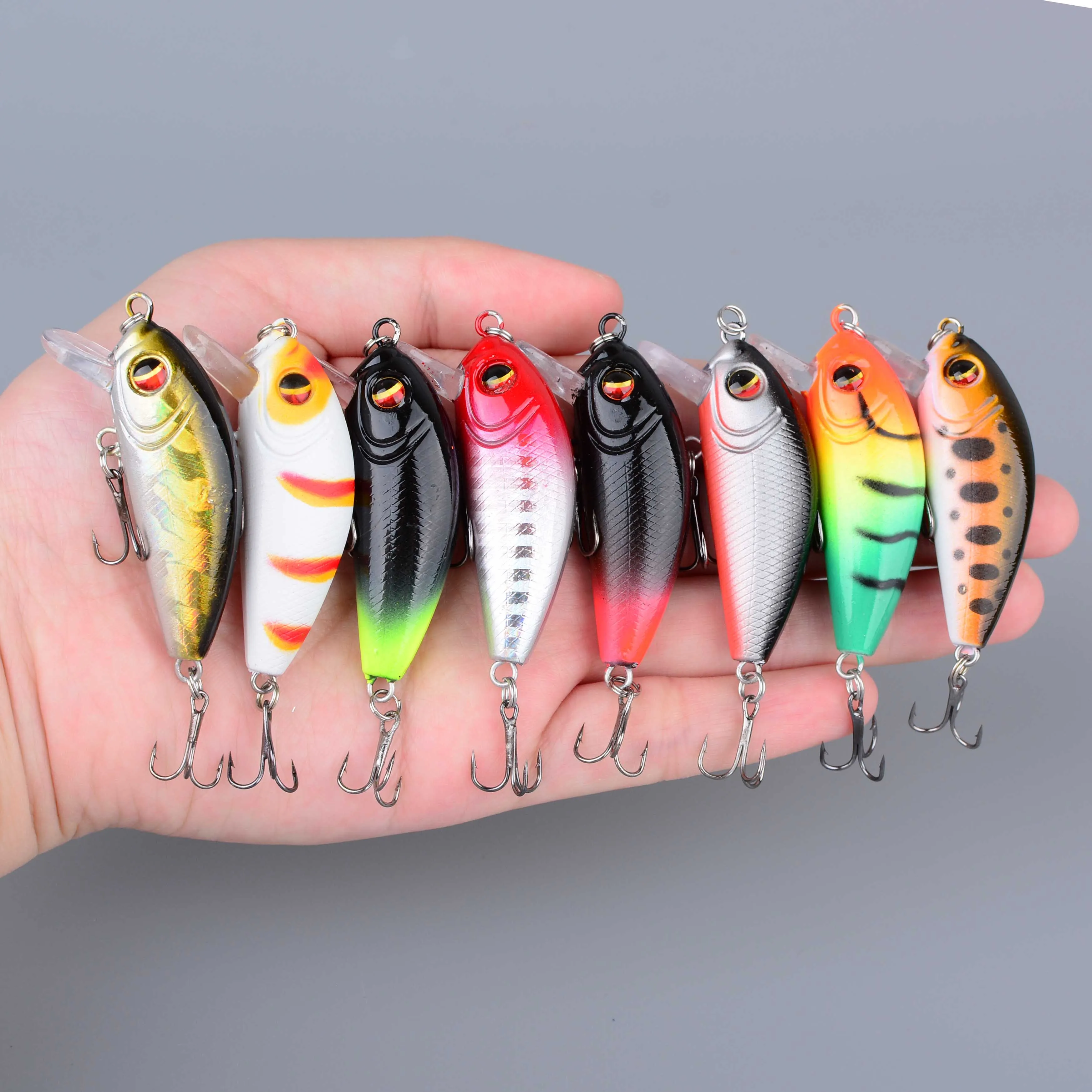 1Pc Crankbait Fishing Lure Artificial Hard CrankBait Bass Fi