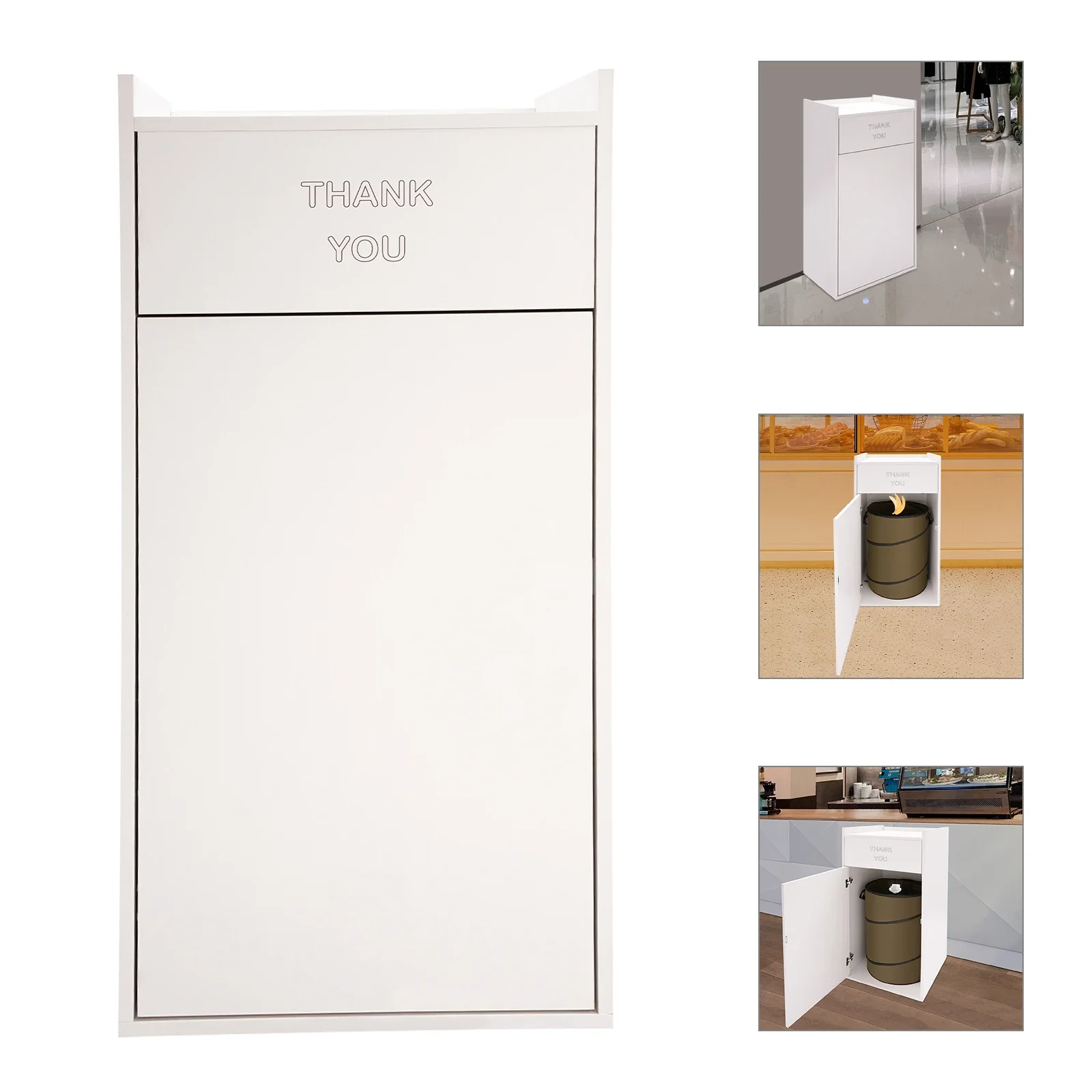 

Белый шкаф для мусорного бака — решение для коммерческого управления отслеживанием для офисов и общественных местах