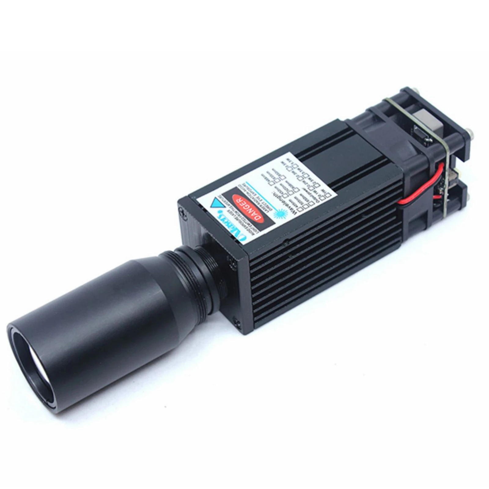 Módulo de laser verde colimado, 520nm, 3w, feixe grosso de 3cm, repelente de pássaros, laser anti-fadiga, 12v, suporta pwm ttl