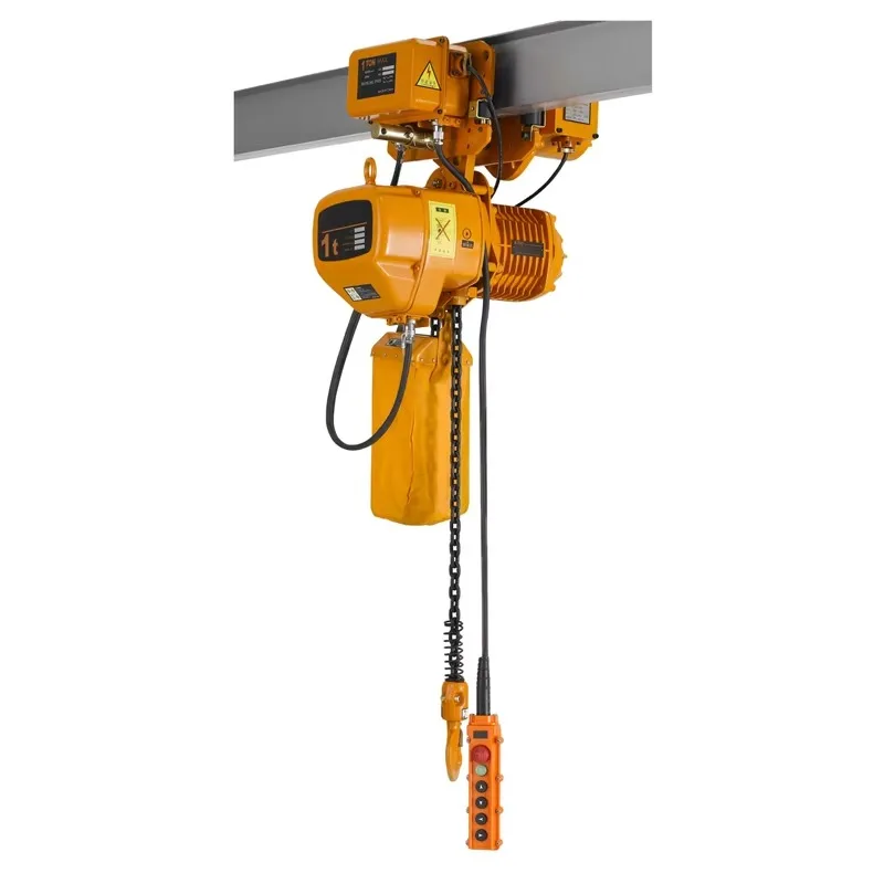 5 Ton 5000kg 380V 220V Electric Chain Hoist With Electric Trolley
