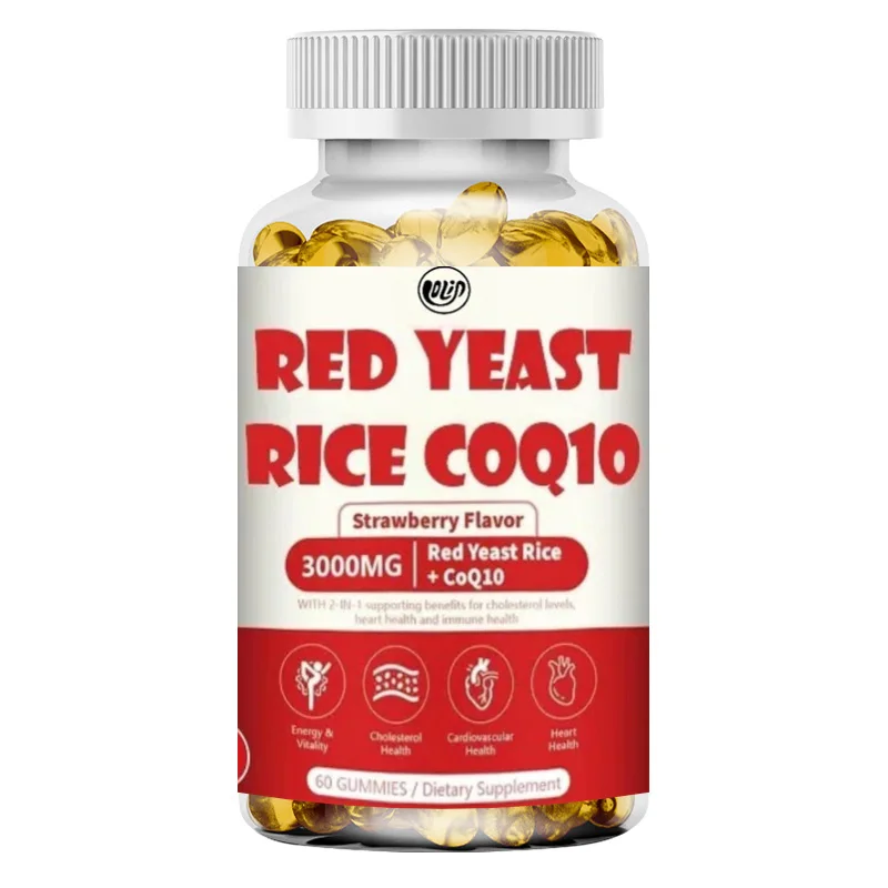 Liposome Coenzyme Q10 3000mg Red Yeast Rice Soft Candy Increases Absorption By 98% 60 Soft Candy