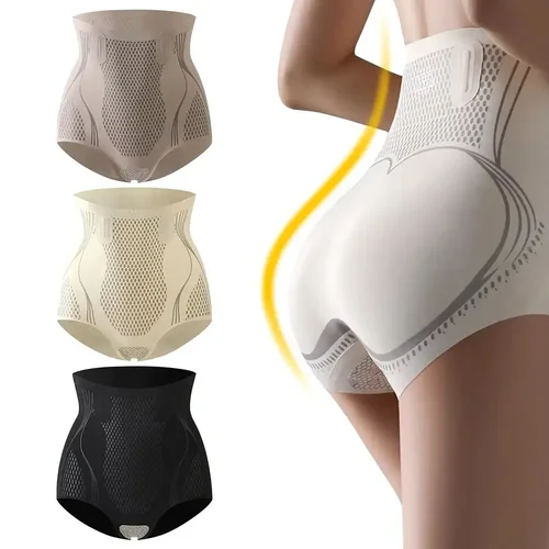 Bragas sin costuras de cintura alta para mujer, ropa interior de Control, entrenador femenino, calzoncillos moldeadores, levantador de glúteos, ropa interior moldeadora