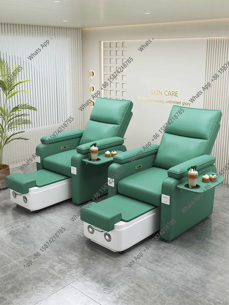 V Nail And Foot Sofa Electric Multi-functional Eyelash Sofa Chair Nail Salon Reclining Foot Bath Sofa Chair