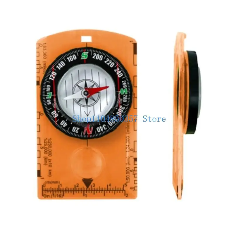 652F Baseplate Map Compasses with Scale Ruler Accurate Orienteering Compasses for Backpacking, Camping, Survival Navigation