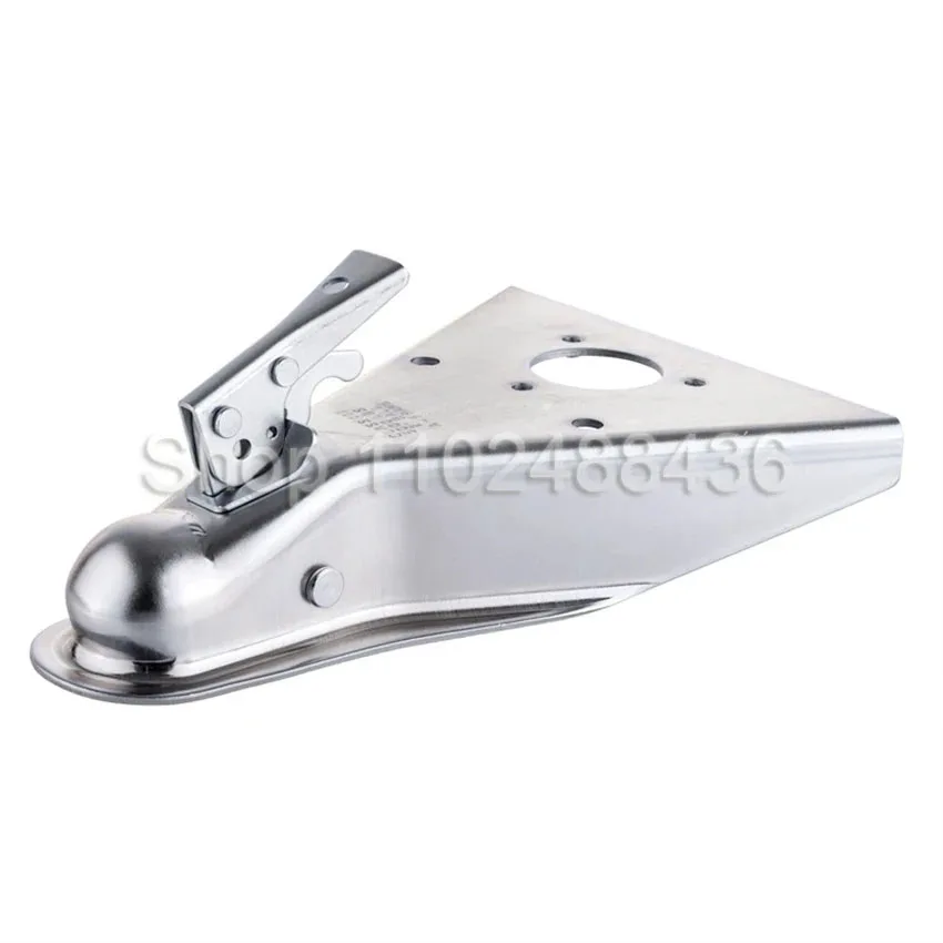 Trailer Coupler Hitch Ball Coupling Straight Tongue RV Parts Camper Caravan Accessories
