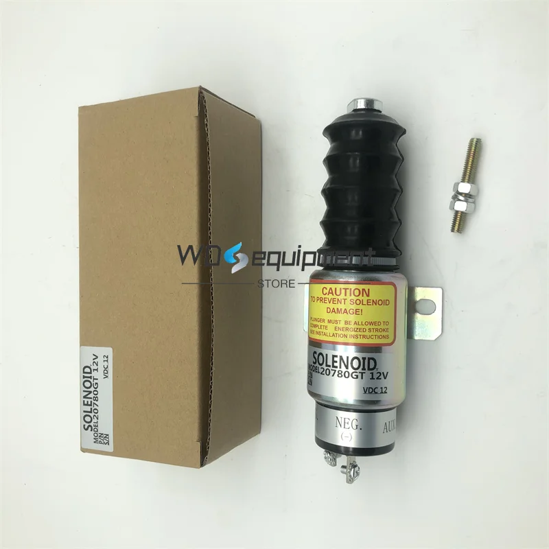 High Quality 2-speed Trombetta 12V Flameout Solenoid Valve 20780 20780GT For Genie Lift Z34 Z45 Kubota DF750 752 972 Ford Engine