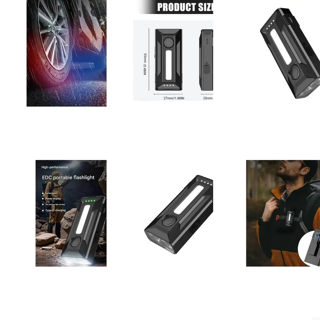 

Very Bright Handheld Flashlight with 7 Light Setting & Aluminum Body Multifunction Outdoor Flashlight for Security Needs F19E