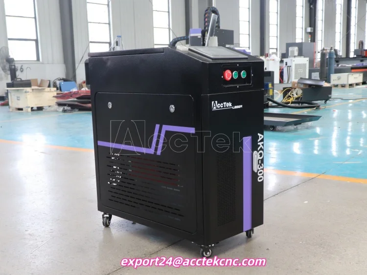 300W Handheld Mopa Pulse Fiber Laser Cleaning Machine For Metal Wood Surface Cleaning Rust Painting Removal Paint Removal