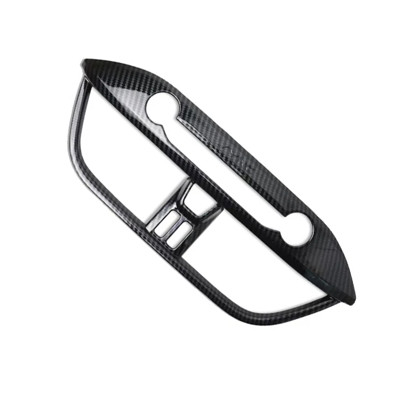 Carbon Fiber Style Central Control Air Conditioning Panel Cover Trim Car Accessories For Ford Focus 2021 2022 2019 2020 MK4
