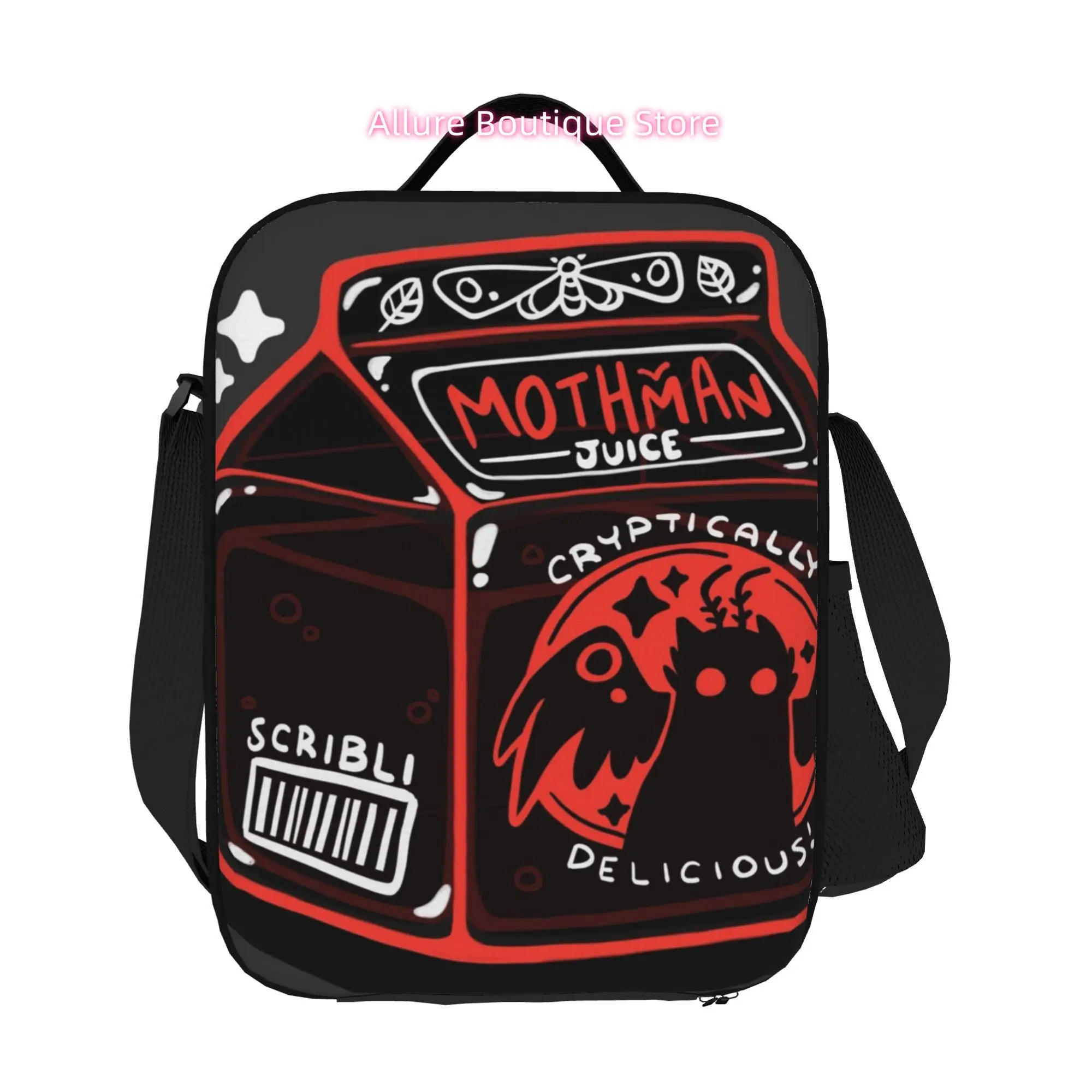 

Легкая сумка-тоут Mothman Juice для путешествий, офиса, работы, поездок на работу и повседневного использования; не подходит для контакта с пищевыми продуктами (не для пищевых продуктов).