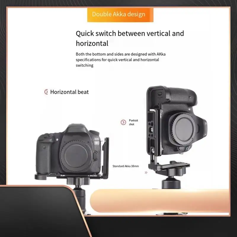 

Jlwin Vertical Quick Release Plate L Plate For Canon 70D 80D 90D Camera Tripod Adjustable Vertical Quick Release Plate Durable