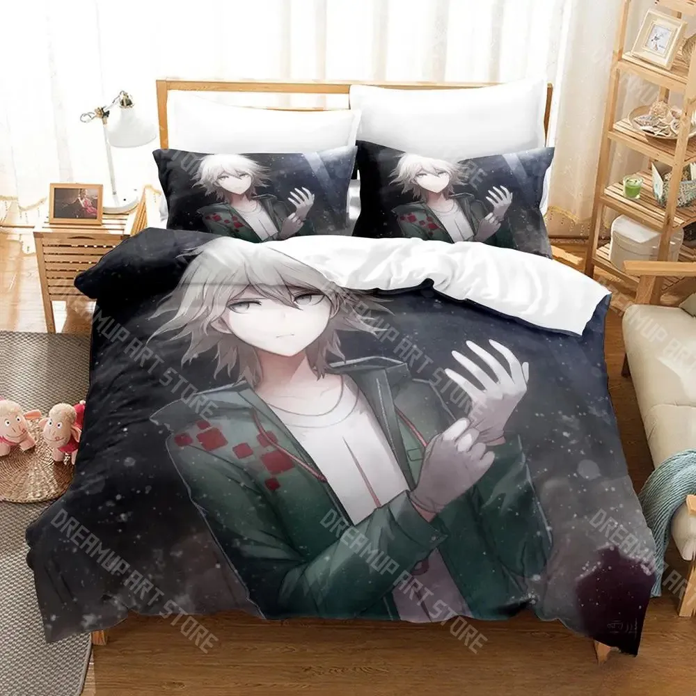 3D Printed Danganronpa V3 Anime Bedding Set for Boys Girls Duvet Cover And Pillowcase Twin Queen King Full Single Double Sizes