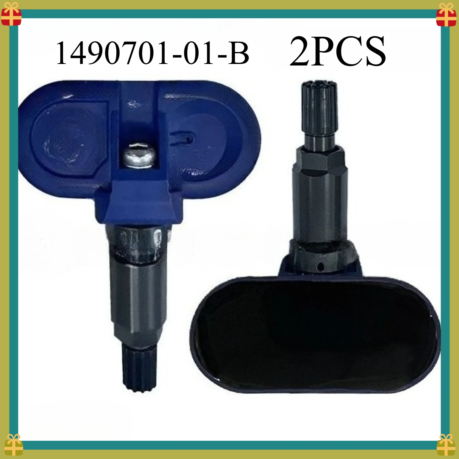 2PCS 1490701-01-B Tire Pressure Monitoring Sensor,For Tesla Model 3 Y, S, and X (2020–2024)