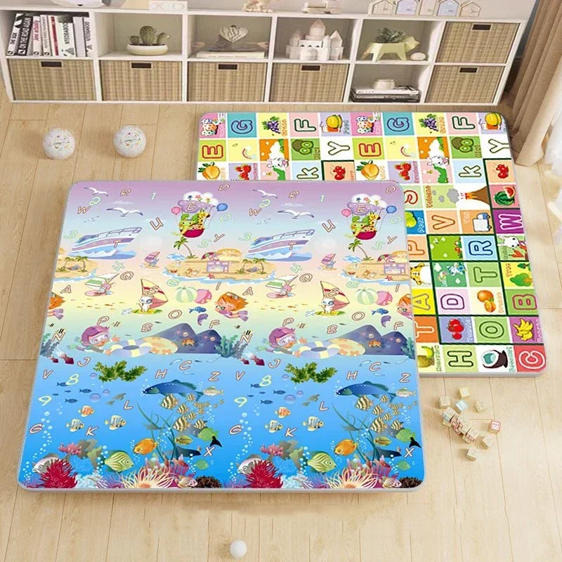 Baby Play Mats Non-toxic Toys for Children Playmat Developing Mat Baby Room Crawling Pad Folding Activities Mat for Baby Carpets