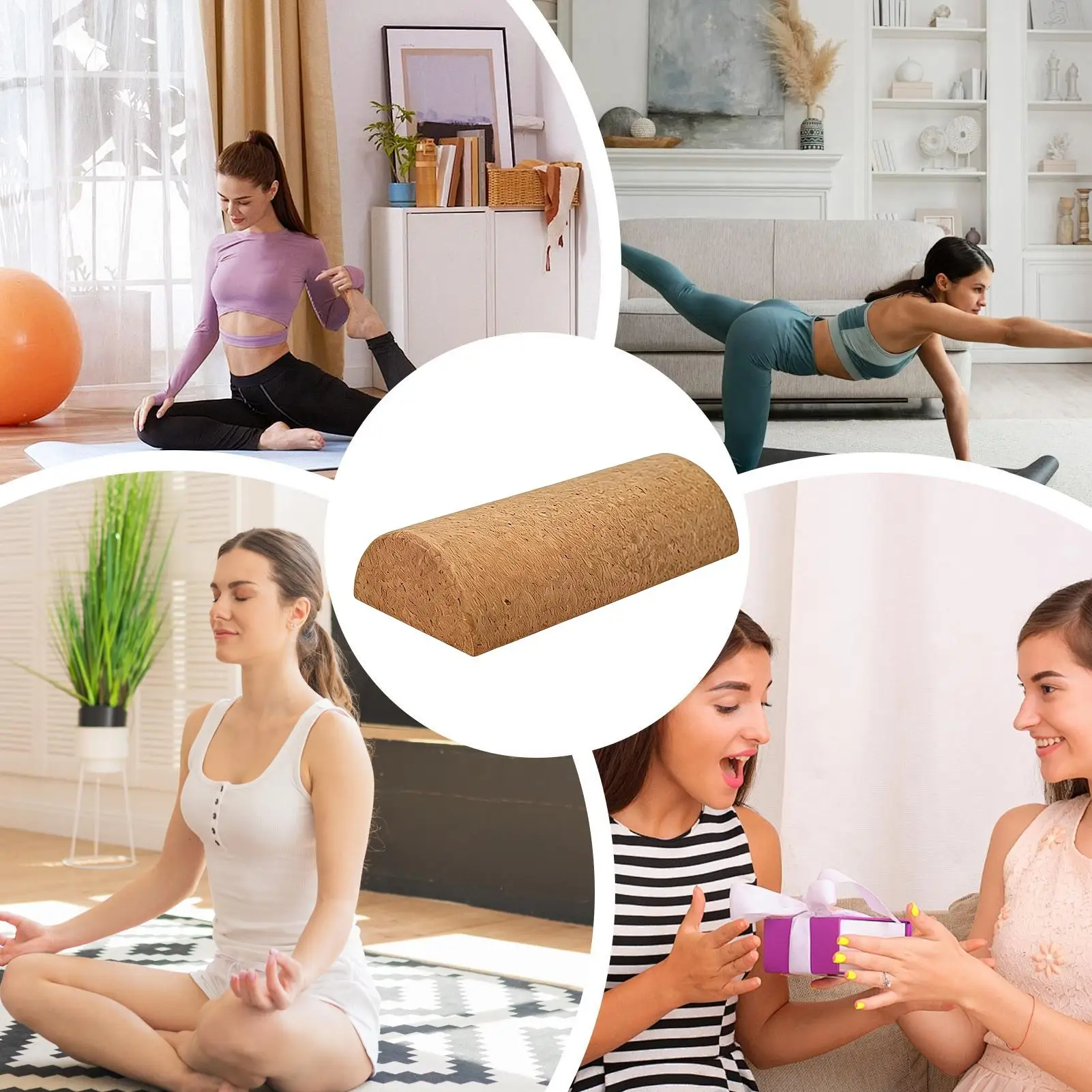 ankle-balance-board-portable-multifunction-cork-half-roller-balance-board-foot-exerciser-stability-trainer-for-yoga-sports-dance