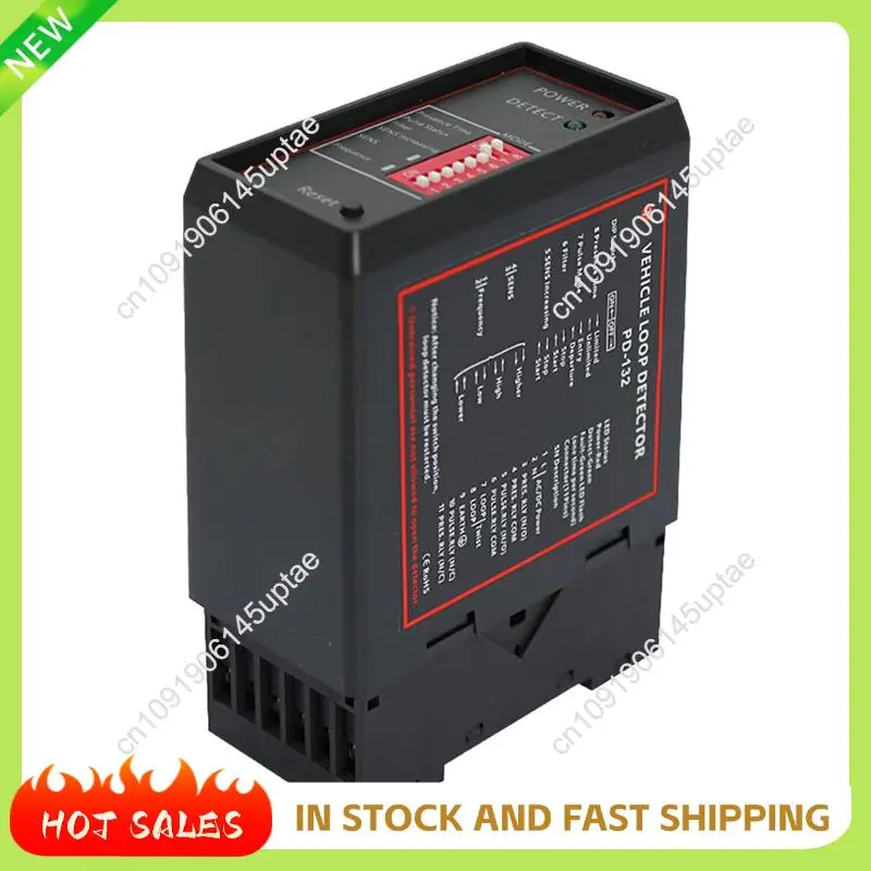 N88R 10X PD132 Single Channel Inductive Vehicle Loop Detector For Car Parking Lot Vehicle Loop Detector ENGLISH VERSION
