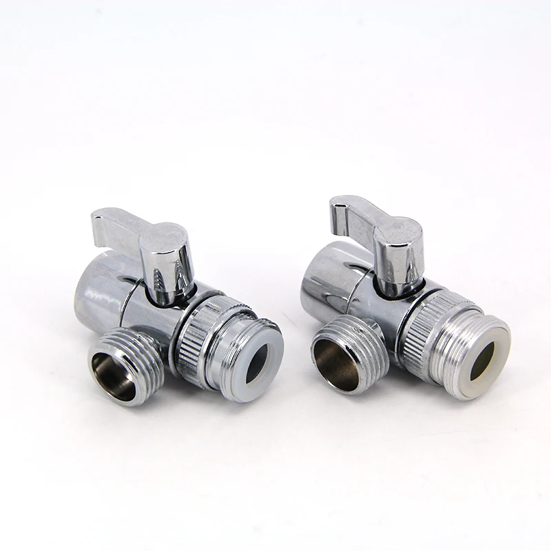 3way M22/M24 Switch Faucet Adapter Sink Splitter Diverter Valve Water Tap Connector for Toilet Bidet Shower Bathroom Kitchen