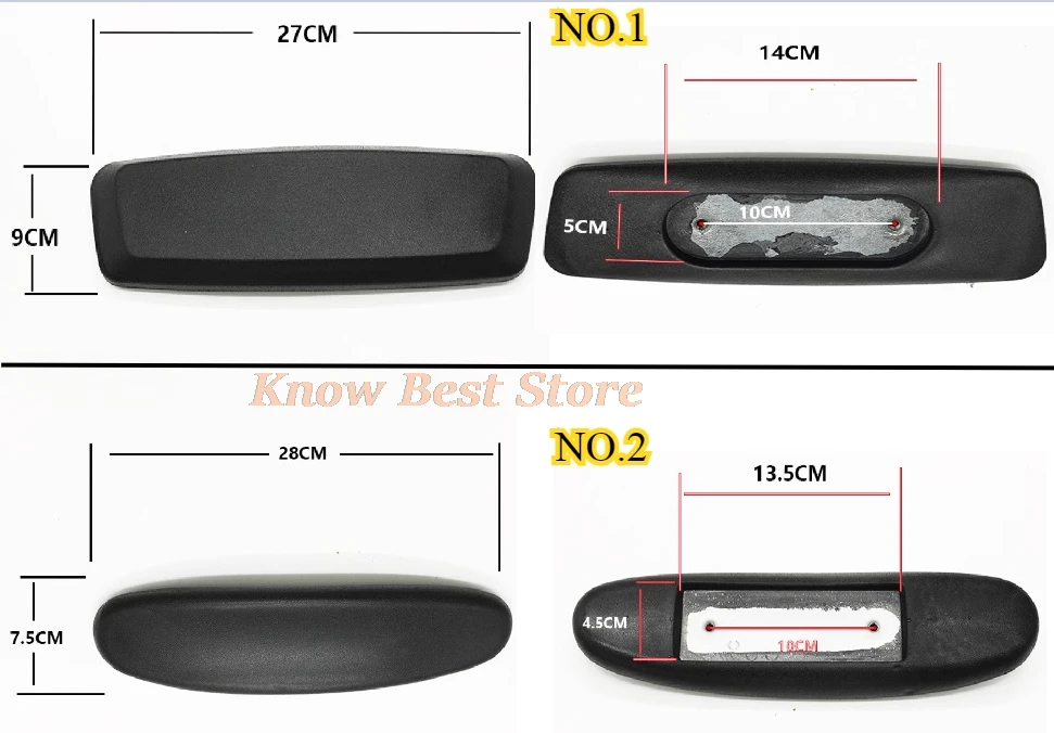 Gaming Chair Replacement Armrest Arm Pads Caps Universal Office Chair Armrest Cushions Comfy Gaming Chair Arm Rest Cover