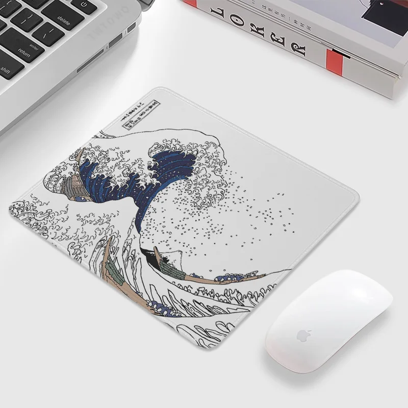 Mouse Pad Computer New Gaming Small size Mousepads Gamer Art Cartoon Japan Great Wave Carpet Home Mouse Mat