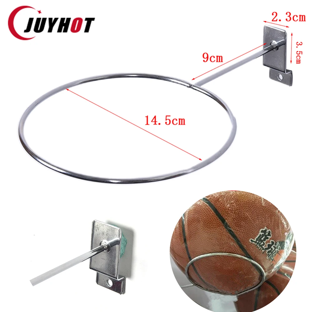 

Ball Rack Wall Mounted Football Basketball Storage Display Holder Rugby Shelf Universal Sports Ball Hanging Stand Space Saving