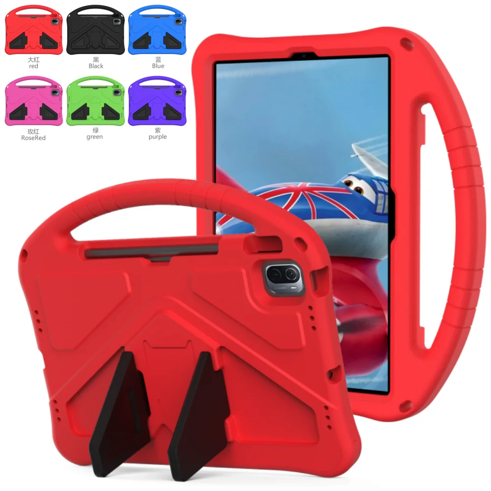 Handheld Case for Samsung Galaxy Tab S6 Lite 2024 S7 S8 S9 S9 FE A8 A9 A9+ 11 Inch Kids EVA Shell for S6 lite 10.4