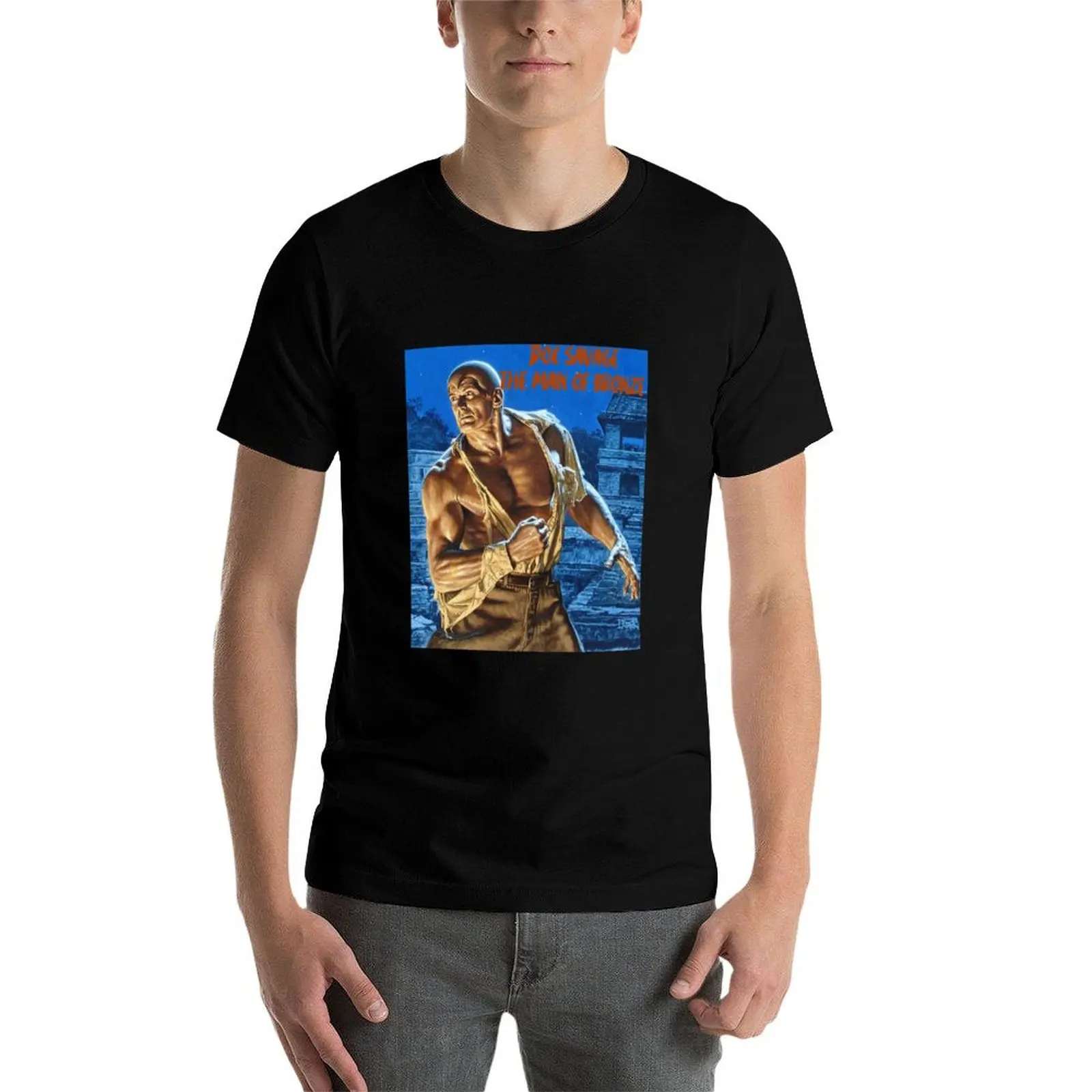 Doc Savage The Man of Bronze T-Shirt clothes anime stuff summer clothes t shirts for men pack