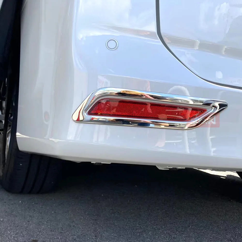 Rear Spotlight Trim Chrome Ring Frame for Toyota Noah 90 Series Stainless Steel Protection Accessories Sequin Exterior Styling