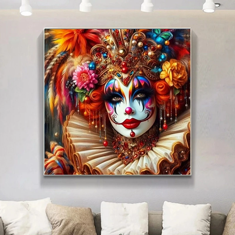 5D Diamant Mosaik Joker Porträt Kreuzstich Stickerei Charakter DIY Diamant Malerei Bild Strass Handwerk Home Decor