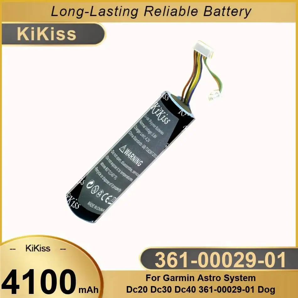 

Замена премиум-класса для Garmin Astro DC20 DC30 DC40 361-00029-01, прочный смартфон для собак, 4100 мАч, аккумулятор системы слежения за домашними животными