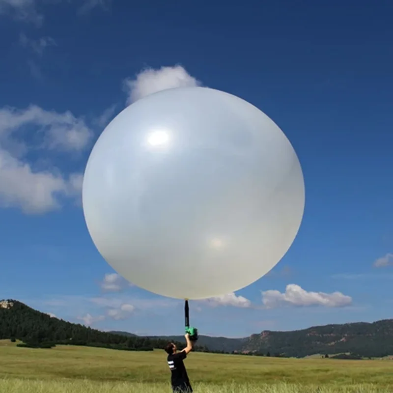 Red Printing Latex Super Large Balloon 48/72/96/120inchRound Weather Balloon Explodes at Opening Ceremony White Groundburst Ball